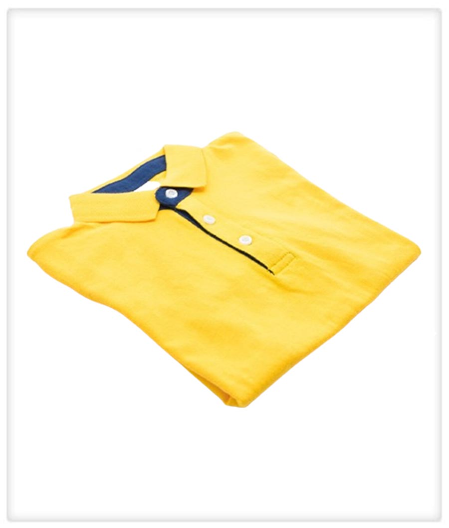 Formal Yellow Polo Shirt